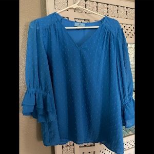 Cece Blouse bell sleeve